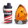 Grupo Erik: Lampada Jurassic Park Ambra + Bottiglia termica Barbasol | Set Jurassic Park: Luce Led + Borraccia, Riproduzione fedele, Jurassic Park Gadget