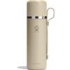 Hydro Flask - Insulated Hot Flask And Cup 828 ml (28 oz) - Design Ermetico All-in-One - Mantiene le Bevande Calde per 30 Ore & Fredde per 30 Ore - Oat
