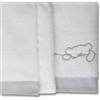 Babyline Set lenzuola Coralina 100% per culle/letto da 70 x 140 cm. Caldo, ipermorbido, ipoallergenico. Include lenzuolo con angoli, lenzuolo di sopra e federa. (Sweet Bear)