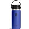 Hydro Flask - Wide Flex Sip Lid Coffee 473 ml (16 oz) - Ermetico, Isolato, Compatibile con Portabicchieri - Mantiene le Bevande Fredde per 24 Ore & Calde per 12 Ore - Capri Blue