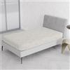 Italian Bed Linen Coprimaterasso Piazza E Mezza 120x200cm Lino, Copri Materasso Letto con Fibra Di Lino
