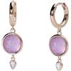 MABINA GIOIELLI - Orecchini Donna - Orecchini con pendente in giada lavanda - 563587