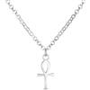 Bling Jewelry Unisex Mini Piccolo Ciondolo Croce Egiziana Ankh Chiave Della Vita Religiosa Per Donne Uomini Adolescenti In Argento Sterling .925 Lucidato