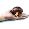 IAMSIAMZ Frog Guiro blocco di legno strumento musicale a percussione Strumento musicale Dimensioni perfette Legno naturale Güiro Frog. (8,0 cm.)