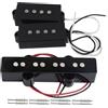 FLEOR Open Style PB Bass Pickup e JB Bridge Pickup PJ Set P-J Pickup Bundle per 4 corde basso o simili parti di ricambio per basso
