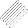 VonLux 4 catene per motosega, 35 cm, 3/8 l, 1,1 mm, 50 TG, catena professionale adatta per diverse motosega, compatibile con Oregon, Bosch, Dolmar, Homelite, Echo, Makita, ecc.