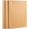 Yarotm Quaderno Puntinato A4-3 Pezzi Block Notes A4 - Kraft Blocco Note - 100g/m² Carta Taccuino Puntinato 5mm - 21x29.2cm Quaderno Appunti - 40 Fogli/80 Pagine Notebooks Viaggio