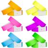 MBSIVSA Braccialetti Carta Eventi, 120PCS Braccialetti Festa Impermeabili, Bracciali Discoteca con Chiusura Adesiva, per Eventi, Festival, Concerti(6 colori)