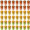 Rebanky 48 Pezzi Gomma Kawaii Leone Gomma da Cancellare Animali gomma da Cancellare Divertente Leone Staccabili Gomme Animali per Premi in Classe Giochi Premi