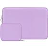 MOSISO 13,3 pollici Custodia Laptop, 13-13,3 pollici Borsa PC Compatibile con MacBook Air/Pro 13/Pro 14 M5 M4 M3 M2 M1, HP Dell Lenovo, Neoprene Borse Computer con Custodia Piccola, Viola