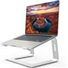 Orionstar Oronstar Supporto per Laptop in Alluminio Laptop Stand, Compatibile con Mac MacBook PRO Air Notebook Apple, Supporto Portatile Riser Ergonomico da 10 a 15,6 laptop, Argento
