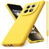Vansdon Cover Compatibile con Xiaomi Redmi Note 15 4G/5G/Poco M8 5G | Contiene Gomma Gel di Silicone Liquida Antiurto Custodia - Giallo