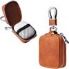 taobosec Custodia per Cuffie Bluetooth, Compatibile Custodia Cuffie Custodia Auricolari con tasca interna e cerniera Portatile Astuccio Porta Cuffiette per airpods Accessori da Viaggio Marrone