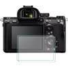 Panlouting Confezione da 2 | Proteggi Schermo Vetro Temperato 9H HD 0.3mm Resistente ai Graffi Compatibile con Sony Alpha A7R IV, A7R III, A7R II, A7 III, A7 II, A7S III, A7S II Fotocamera