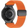 SOLOLUP 20mm Elastico Cinturino per Samsung Galaxy Watch 7/6/5/4 40mm/44mm/6 Classic 43mm/47mm/5 Pro 45mm/4 Classic 42mm/46mm/3 41mm/FE/Active 2/Vivoactive5/3 Uomini/Donne,Nylon Sport Magnetico Ricambio Band