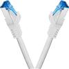 BIGtec Cavo Ethernet CAT 7 Cavo Lan 0,15m Cavo di Rete - 2 pezzi - RJ45 Cavo Patch bianco 0,15 Metri Gigabit POE PC Gaming-Cavo Accessori PS5 compatibile PS4 xBox Switch Ethernet Smart TV Box NAS