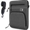 SIMTOP Borsa da Tablet da 12,9 pollici, IPad Pro (5th/4th/3rd Gen), Impermeabile, Borsa da Lavoro da Uomo, in Poliestere, Grigio Scuro