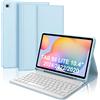 FOGARI Tastiera Custodia per Samsung Galaxy Tab S6 Lite (2024/2022/2020) 10,4 - Layout Italiano QWERTY Magnetica Rimovibile Wireless Bluetooth Keyboard con Cover per Galaxy Tab S6 Lite 2024-2020, Blu Cielo