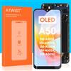 Atwist OLED per Samsung Galaxy A50 / A50S LCD Display - per Galaxy A50 LCD Schermo di Ricambio Digitalizzatore SM-A505FN/DS A505FD A505A A505F Touchscreen Assemblaggio Parti di Riparazione (Nero con Cornice)