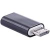 REY Adattatore convertitore Ricarica Dati USB 3.1 Tipo C Femmina a Micro USB Maschio Nero