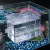 Pawfly Incubatrice per acquario, in acrilico, per pesce, gamberetti, pesci pagliaccio, piccola scatola isolante per pesci aggressivi