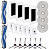 CHAIN PEAK (22 Pezzi) Compatibili con Robot Aspirapolvere ECOVACS DEEBOT T30 Omni/ T30 Pro Omni/Yeedi M12 Pro+, 2 Spazzole a Rullo, 4 Filtri, 6 Spazzole Laterali, 6 Sacchetti Per la Polvere, 4 Panni Per Mop