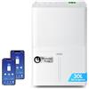 VonHaus Deumidificatore Casa 30L/Giorno con Serbatoio da 5,3L - Deumidificatore WiFi per Casa, Camera da Letto, Lavanderia - Rimuove Umidità, Condensa, Muffa e Odori - Asciuga il Bucato