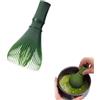 Yeenano Frusta con spazzola per matcha, frusta per tè in plastica, set da tè in plastica per bevande e dessert matcha