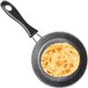 Tutamaz Piccola padella, 14 cm, mini padella a induzione, portatile, mini padella per uova fritte, con manico, padella per omelette, frying pan, padella per uova per campeggio, cucina, fornello a gas