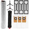 CHAIN PEAK (10 pezzi) Omni S1 Pro Ricambi per robot aspirapolvere eufy Omni S1 Pro, 1 spazzola a rullo, 1 lavapavimenti a rullo, 2 spazzole laterali, 3 sacchetti raccoglipolvere, 3 filtri HEPA, kit di accessori
