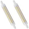 WULUN R7S 118mm 9W lampadine lineari LED, 6000k bianco freddo, corpo ceramico, 90 Watt equivalente, 900Lumen, AC/DC 220-240V, non dimmerabile, 2pcs