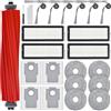 Turiueba Accessori di Ricambi per Roborock Qrevo s Pro/QV 35A /QV 35S /QR 598 /QR 798 Robot Aspirapolvere Set, 1 Spazzola Principale, 6 Spazzole Laterali, 4 Filtri HEPA,6 Panni Mop,4 Sacchetti per la Polvere