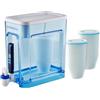 ZeroWater Combinazione di dispenser per filtro dell'acqua da 5,2 l, con 3 filtri avanzati a 5 livelli, certificato IAPMO per ridurre il piombo e PFOA/PFOS