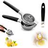 Vyranut Spremiagrumi Manuale in Acciaio Inox con Zester, Spremilimone per Limoni e Lime, Manici Ergonomici, Lavabile in Lavastoviglie