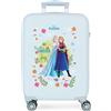 JOUMMA BAGS Frozen Forever Trolley Abs 55 Cm 4 Ruote Celeste Chiaro