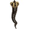 PALAIS ROYAL Cornetto Portafortuna in Resina 25cm Nero
