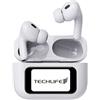 TECHLIFE TLMT0030 AURICOLARI BT TWS ANC IN-EAR NERO DISPLAY CUSTODIA