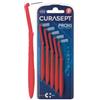 CURASEPT SPA Curasept Proxi Angle T12 Rosso/red 5 Pezzi