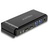 DeLOCK Switch KVM DisplayPort 1.4 8K 60 Hz con USB 5 Gbps e Audio [11476]