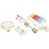 small foot 10383 Music-Set Sound in legno, xilofono, triangolo, campane, tamburello e sonagli, a partire da 3 anni