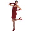 amscan 9905787 - Costume da Donna Rosso Anni '20, Taglia 40-42