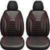 BREMER SITZBEZÜGE Set di 2 coprisedili per auto compatibili con Mercedes Vito V Classe W447 conducente e passeggero dal 2014 / coprisedili auto in pelle sintetica velour (PS802)