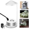 SUNJULY Nebulizzatore ad ultrasuoni, 350 ml/h, nebulizzatore a ultrasuoni, per fontana, stagno, acquario, giardino, rockery, Halloween Pumpkin e vaso da strega
