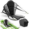 VEVOR Sedile per Kayak 1 pz Sedile con Schienale per Kayak Gonfiabile Spessore 31 mm Sedia con Schienale per Canoa Barca Paddleboard con Borsa Portaoggetti Cinghie Regolabili per SUP Barche da Pesca