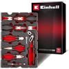 Einhell Originale Einhell E-Case Inserto Pinze 9 pz (Seeger, Regolabile, Combinata, Telefonica, Tronchese, Magnete Telescopico, Sistema E-Case)