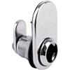 cyclingcolors 1x Serratura per 2 ante battenti in vetro senza cilindro Ø18 mm con riscontro per mobili ufficio armadio, destra