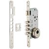 Thirard Serratura da incasso a cilindro europeo europeo, asse 50x85mm con defender, piastra quadra, cromato - THIRARD