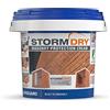 Stormdry Crema-Gel Impermeabilizzante Trasparente per Terrazzi 3L - Trattamento Anti-Pioggia per Muri Esterni, Mattoni, Pietra, Malta e Granito - Invisibile, Traspirante, Idrorepellente fino a 25 Anni