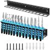 LURICO Set di 2 supporti da parete per attrezzi, montaggio rapido, salvaspazio, perfetto organizer per garage, per pinze, cacciaviti e martelli, 40 cm