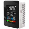Nicear Monitor della qualità dell'aria interna 5 in 1, rilevatore di formaldeide, CO2, TVOC, temperatura e umidità per casa, cucina, ufficio, auto